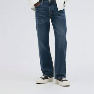 Loose Straight Jeans blue denim